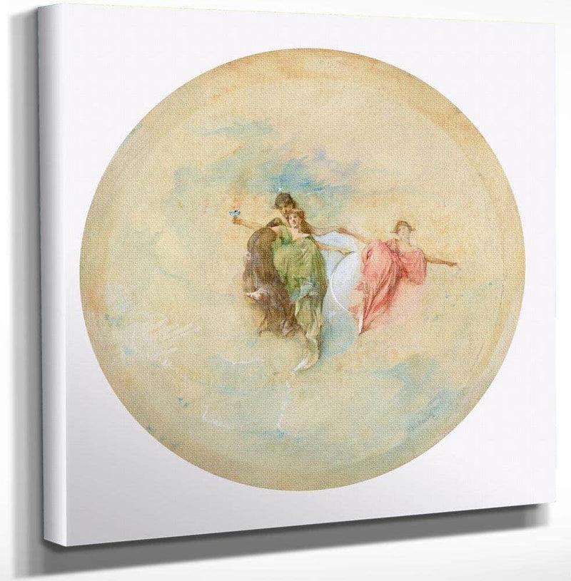 Dawn By Thomas Wilmer Dewing Fine Art Print