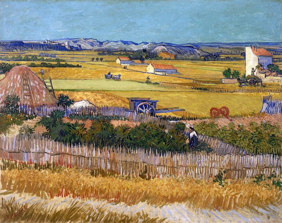 De Oogst The Harvest Painting Vincent Van Gogh Canvas Art Fine Art Print