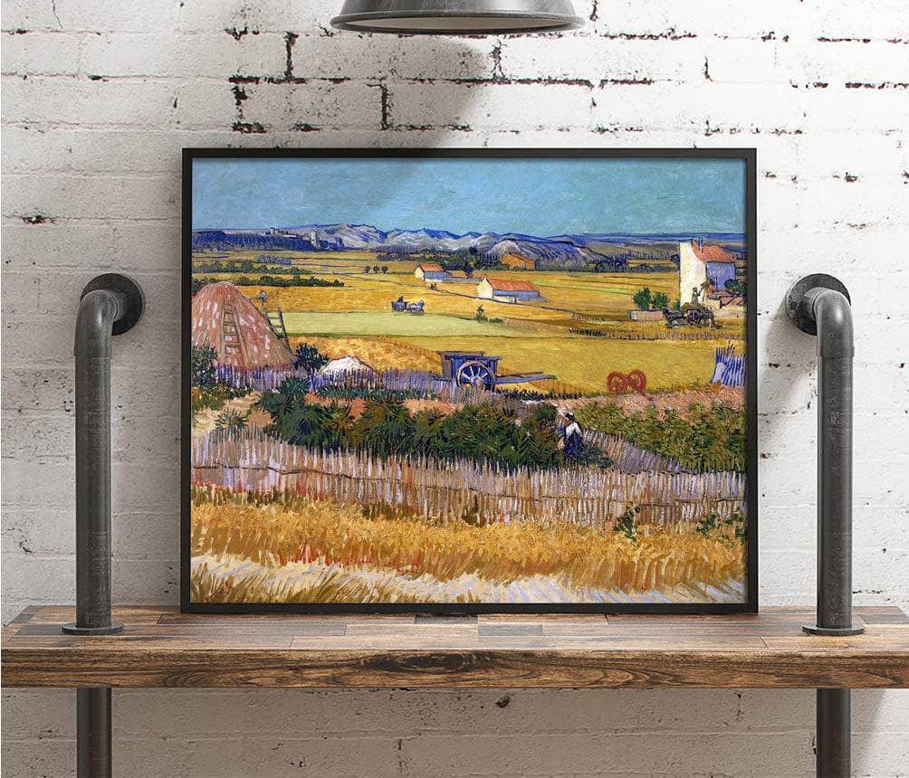 De Oogst The Harvest Painting Vincent Van Gogh Canvas Art Fine Art Print