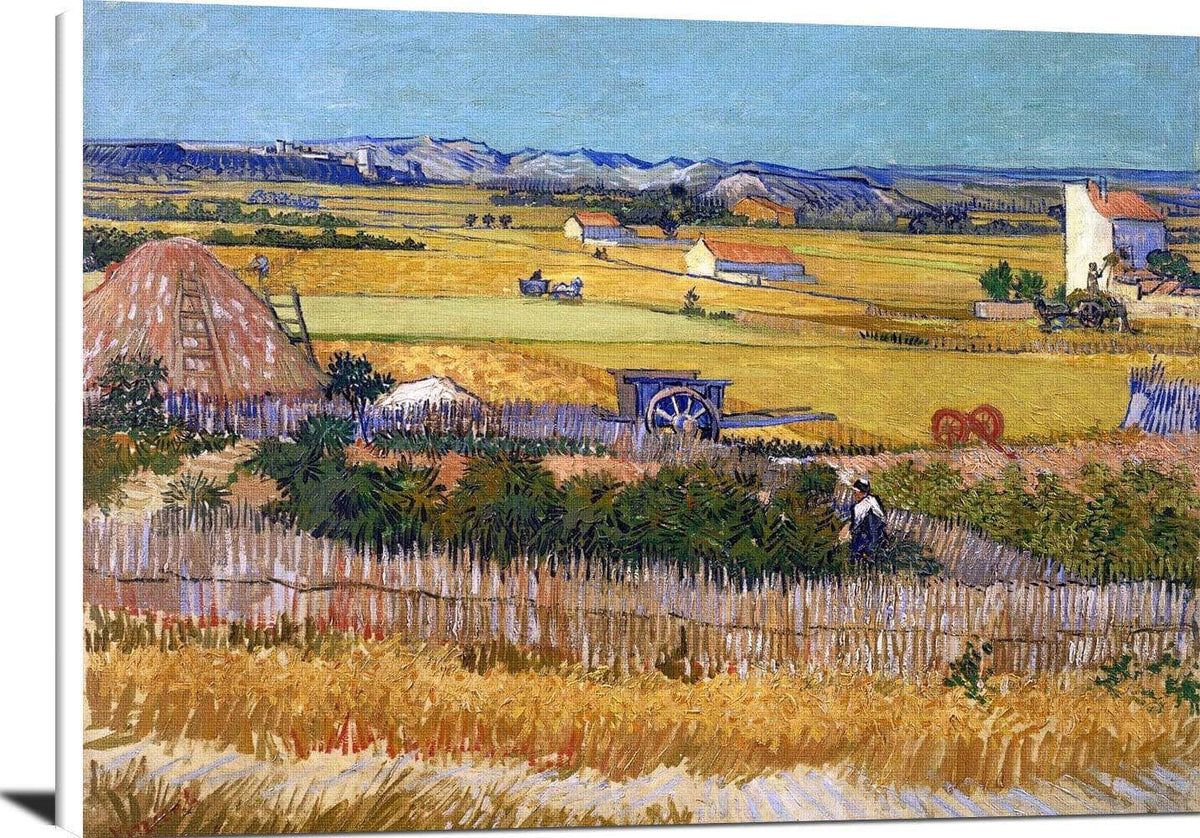 De Oogst The Harvest Painting Vincent Van Gogh Canvas Art Fine Art Print