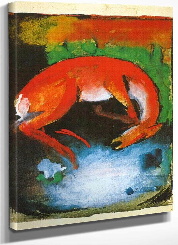 Dead Deer By Franz Marc Fine Art Print