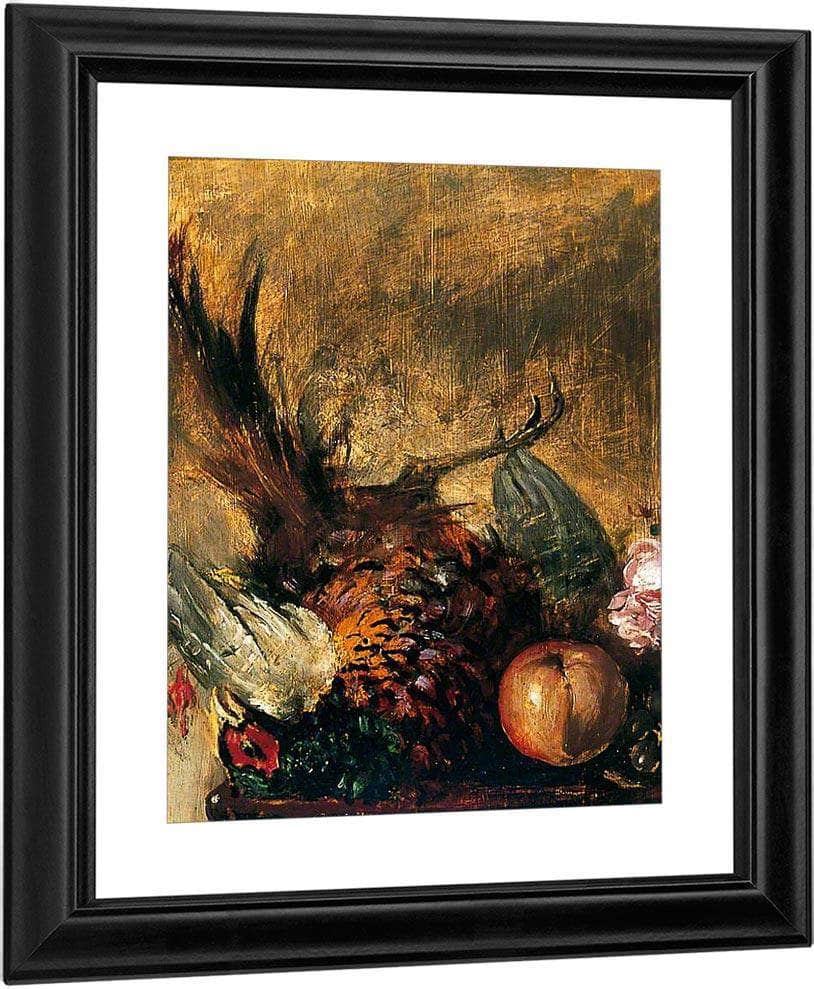 Dead Pheasant And Fruit By William Etty Fine Art Print