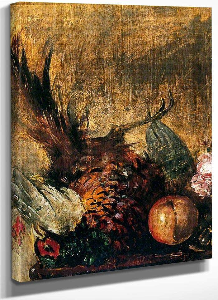 Dead Pheasant And Fruit By William Etty Fine Art Print