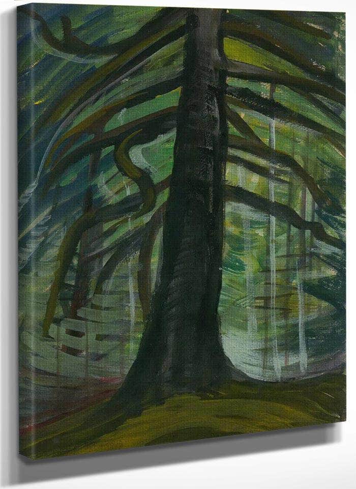 Dead Tree In The Forest By Emily Carr Fine Art Print