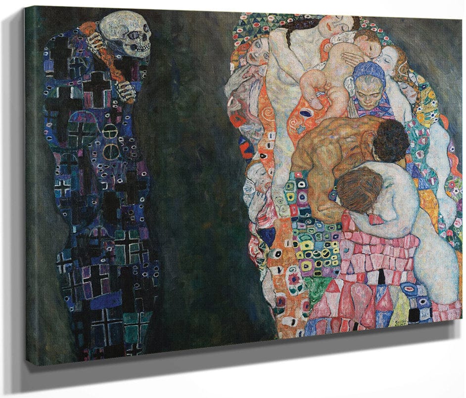 Death And Life 1910 1915 Leopold Museum By Gustav Klimt Fine Art Print