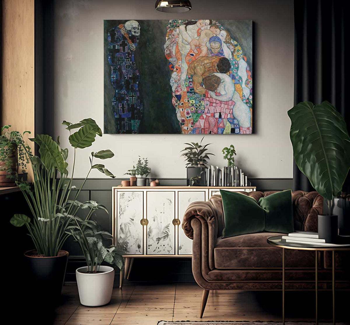 Death And Life 1910 1915 Leopold Museum By Gustav Klimt Fine Art Print