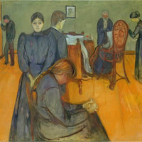 Death In The Sick Chammber 1895 By Edvard Munch Fine Art Print