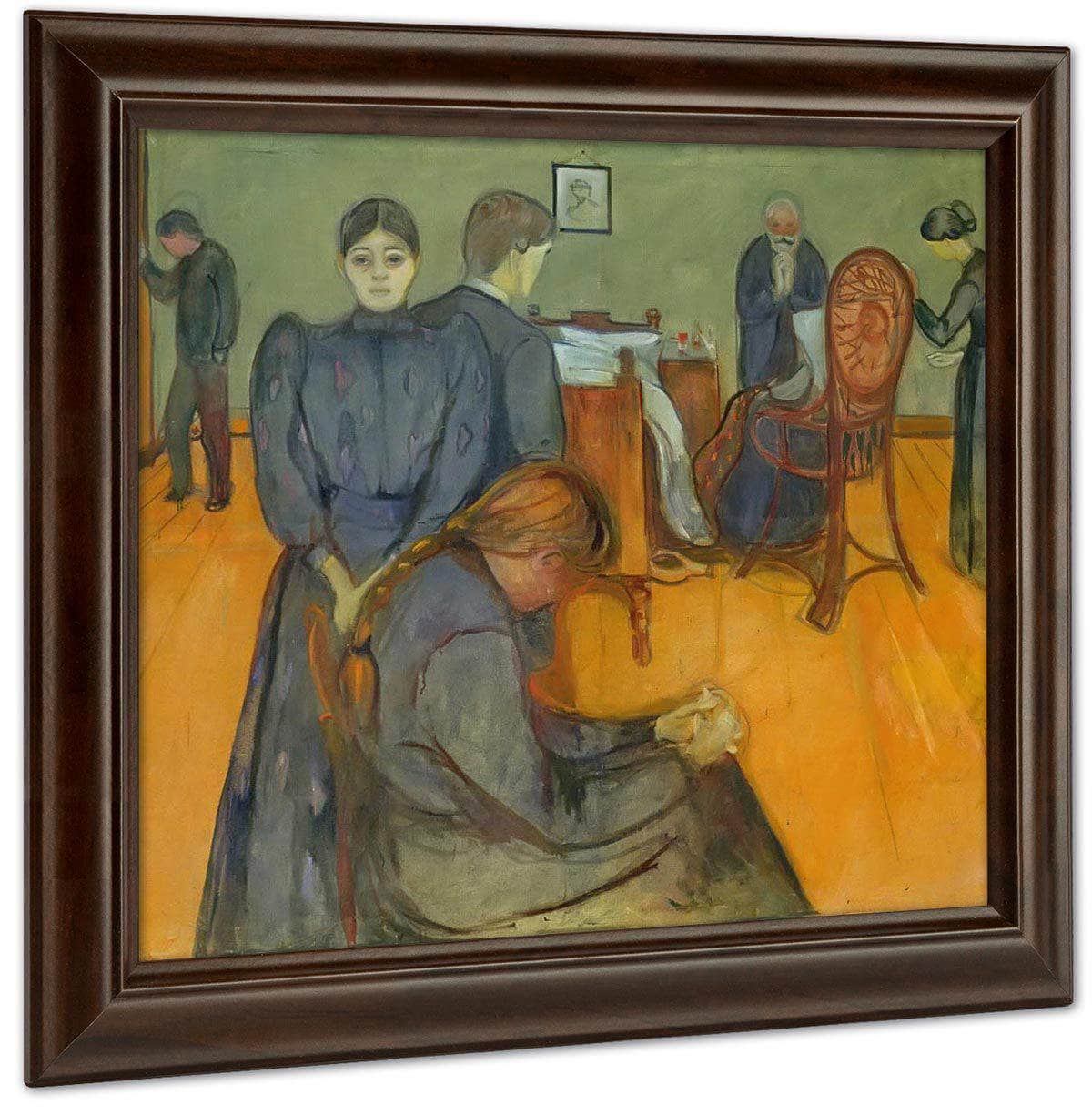 Death In The Sick Chammber 1895 By Edvard Munch Fine Art Print