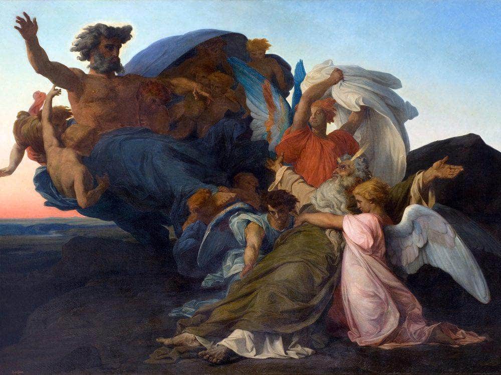 Death Of Moses 1850 Neoclassicism 140X204Cm Musee Fabre By Alexandre Cabanel Fine Art Print