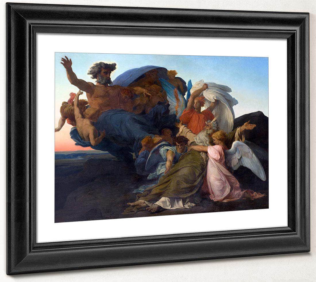 Death Of Moses 1850 Neoclassicism 140X204Cm Musee Fabre By Alexandre Cabanel Fine Art Print