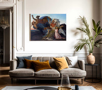 Death Of Moses 1850 Neoclassicism 140X204Cm Musee Fabre By Alexandre Cabanel Fine Art Print