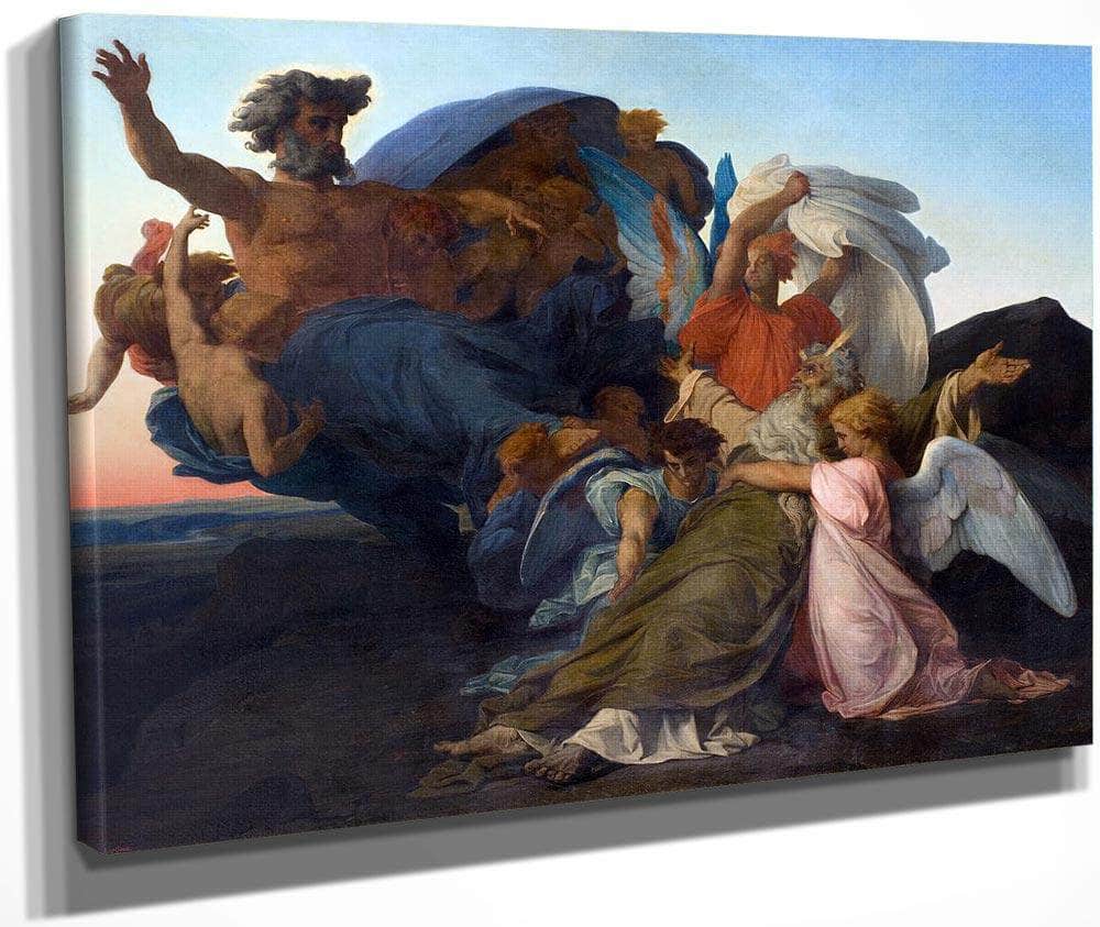 Death Of Moses 1850 Neoclassicism 140X204Cm Musee Fabre By Alexandre Cabanel Fine Art Print