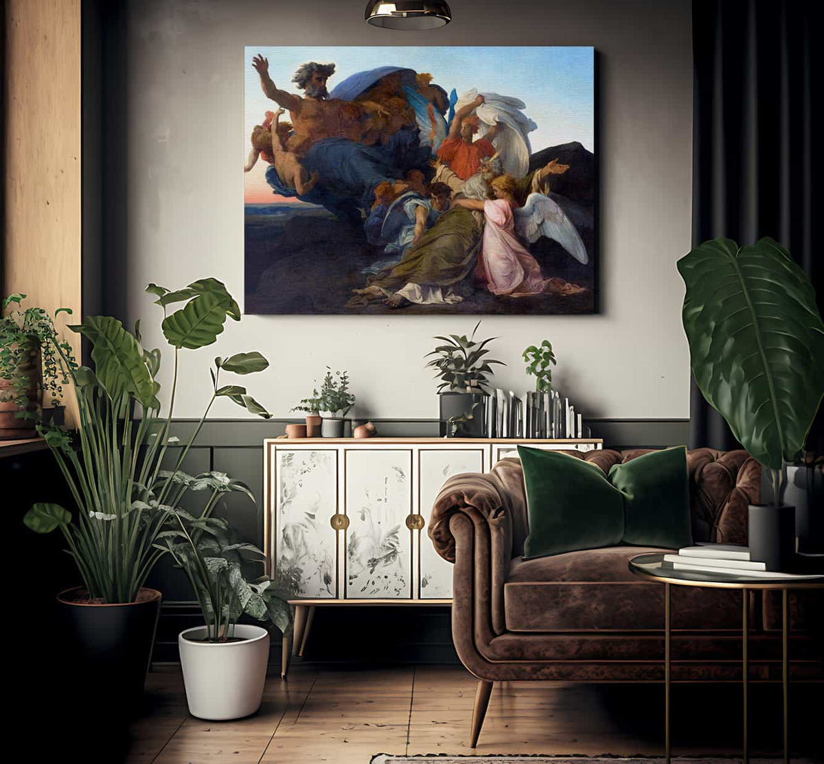 Death Of Moses 1850 Neoclassicism 140X204Cm Musee Fabre By Alexandre Cabanel Fine Art Print