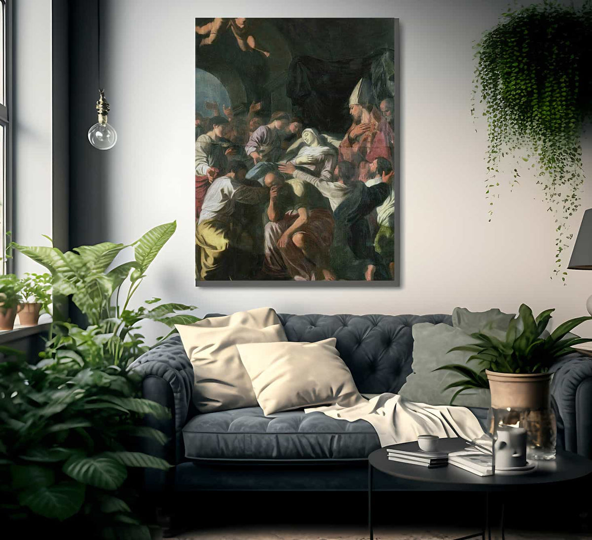 Death Of The Virgin By Nicholas Poussin Fine Art Print