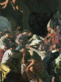 Death Of The Virgin By Nicholas Poussin Fine Art Print
