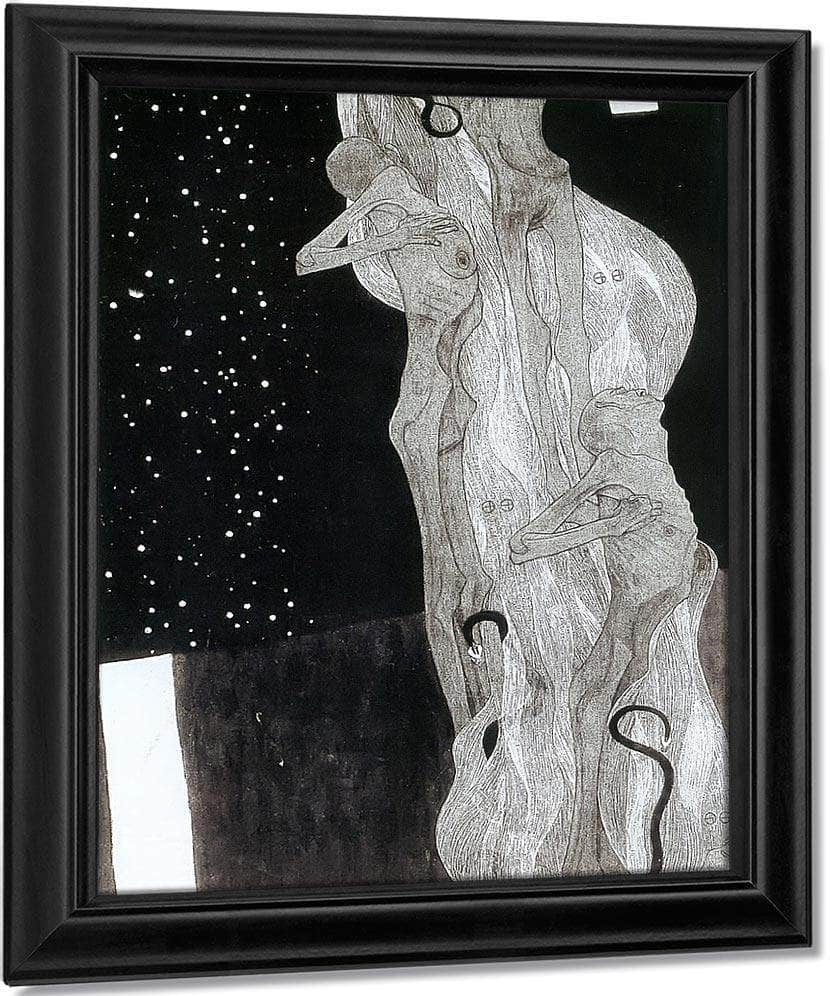 Death's Procession, 1903 By Gustav Klimt Fine Art Print