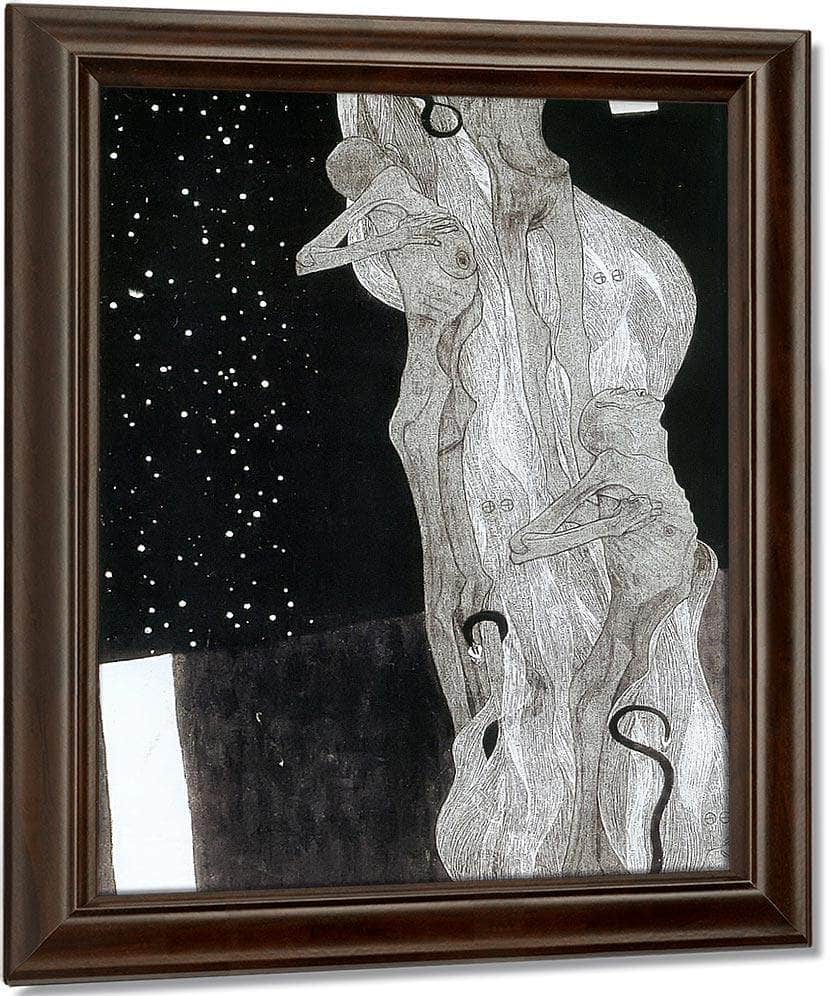 Death's Procession, 1903 By Gustav Klimt Fine Art Print