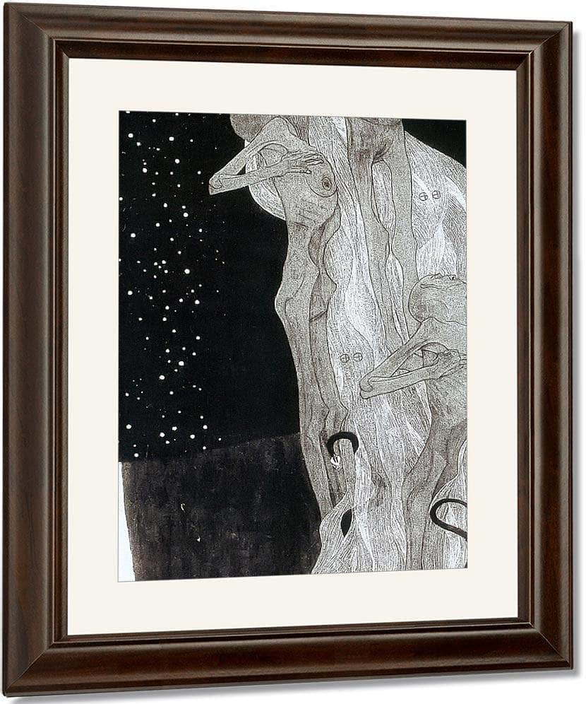 Death's Procession, 1903 By Gustav Klimt Fine Art Print