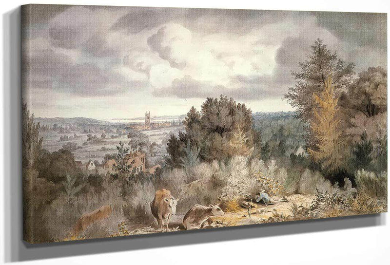 Dedham Church And Vale By John Constable Fine Art Print