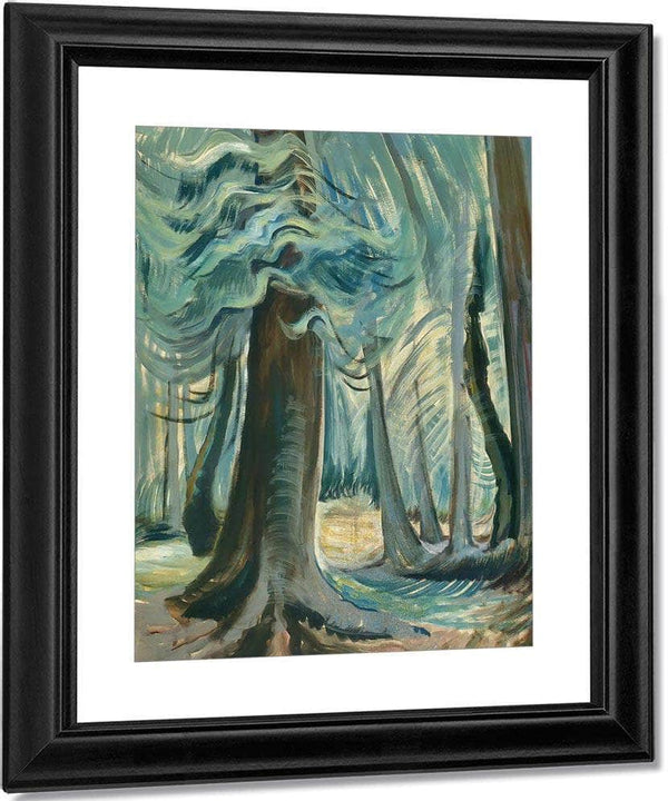 Deep Forest Lighted By Emily Carr Fine Art Print