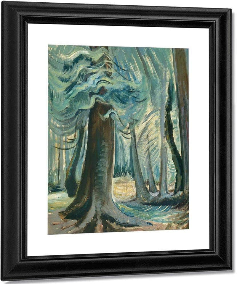 Deep Forest Lighted By Emily Carr Fine Art Print