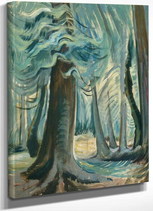 Deep Forest Lighted By Emily Carr Fine Art Print
