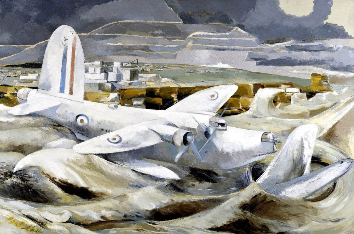 Defence Of Albion Painting Paul Nash Canvas Art Fine Art Print