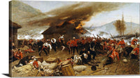 Defence Of Rorke's Drift Painting Alphonse Neuville Canvas Art Fine Art Print