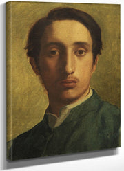Degas In A Green Waistcoat By Edgar Degas Fine Art Print