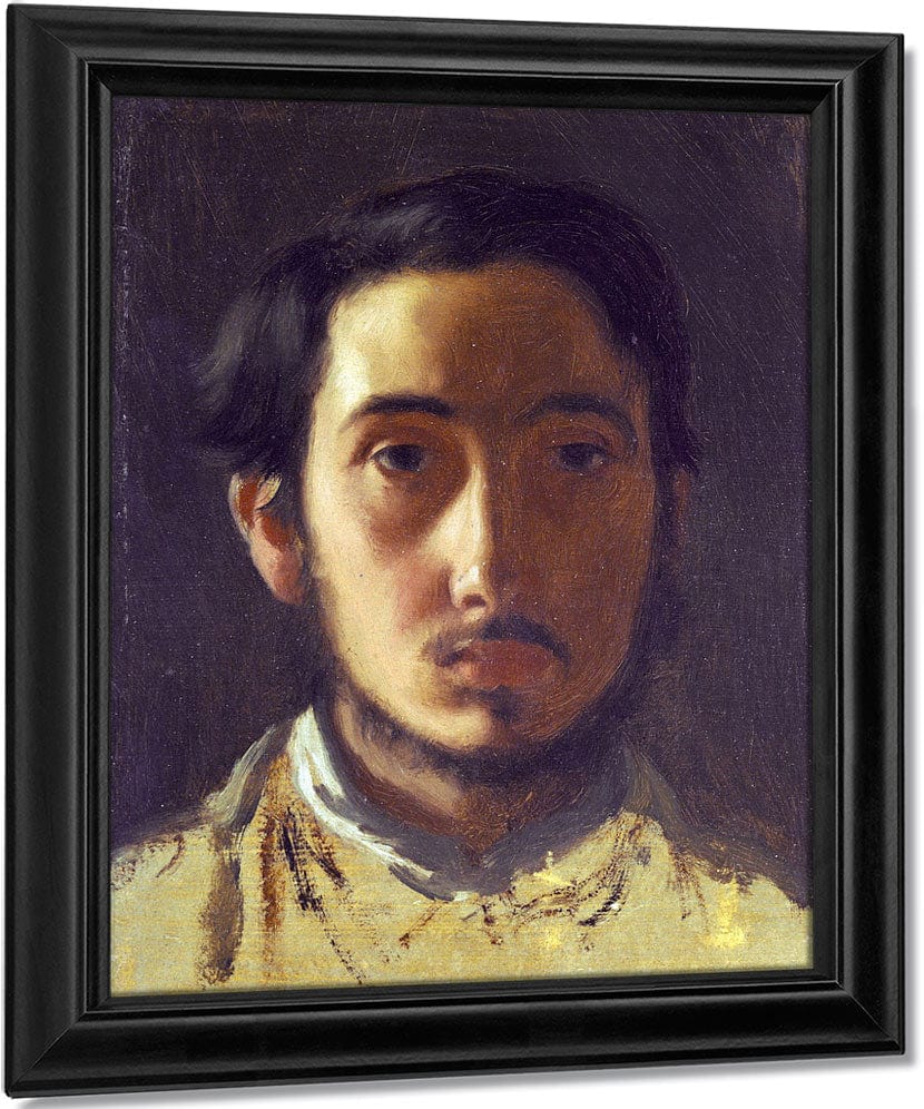 Degas Self Portrait By Edgar Degas Fine Art Print