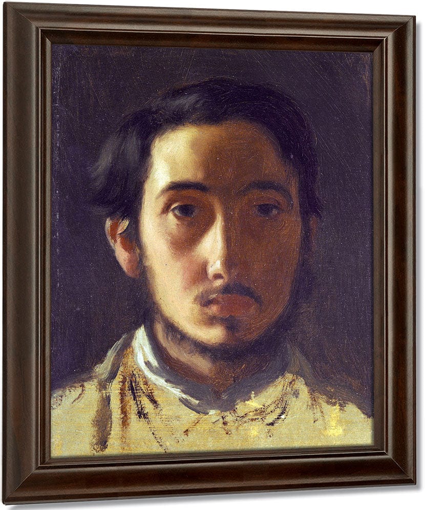 Degas Self Portrait By Edgar Degas Fine Art Print