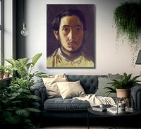 Degas Self Portrait By Edgar Degas Fine Art Print