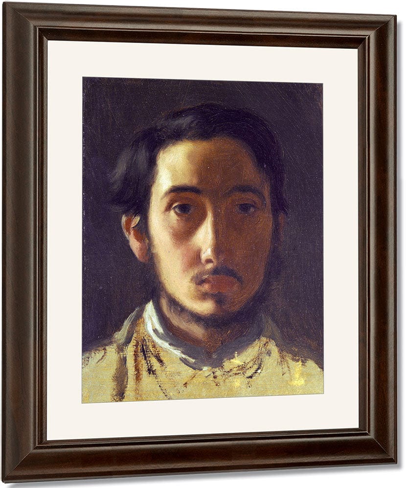 Degas Self Portrait By Edgar Degas Fine Art Print