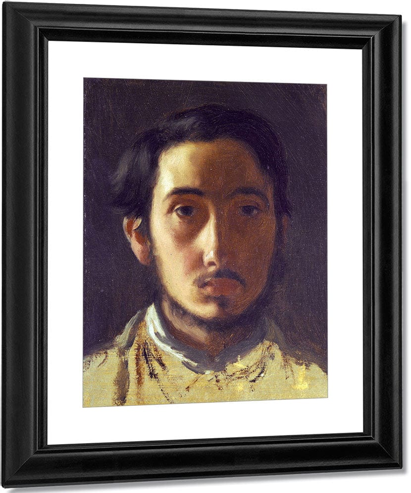Degas Self Portrait By Edgar Degas Fine Art Print