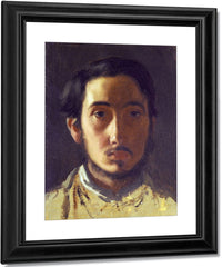 Degas Self Portrait By Edgar Degas Fine Art Print