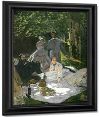 Dejeuner Sur L'herbe, Chailly (Central Panel) By Claude Monet Fine Art Print