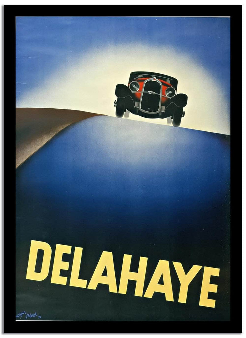 Delahaye  Vintage Poster Fine Art Print