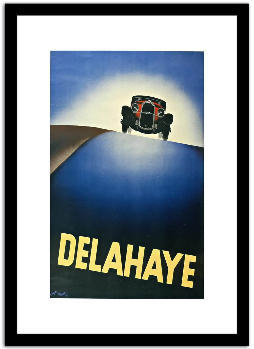 Delahaye  Vintage Poster Fine Art Print