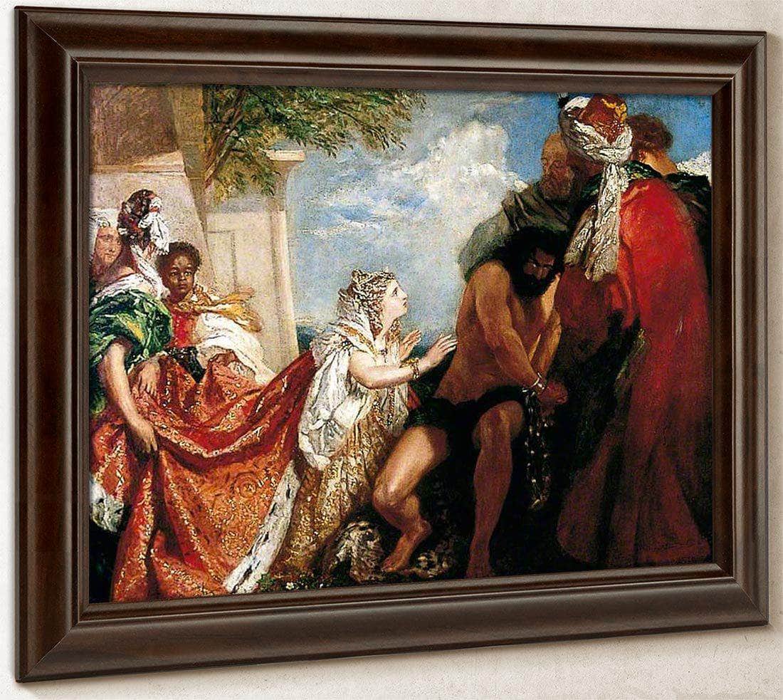 Delilah Before The Blinded Samson By William Etty Fine Art Print