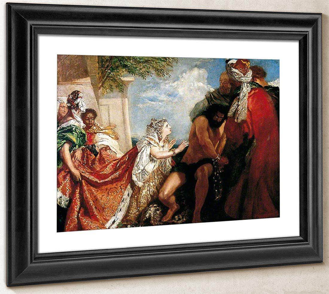 Delilah Before The Blinded Samson By William Etty Fine Art Print