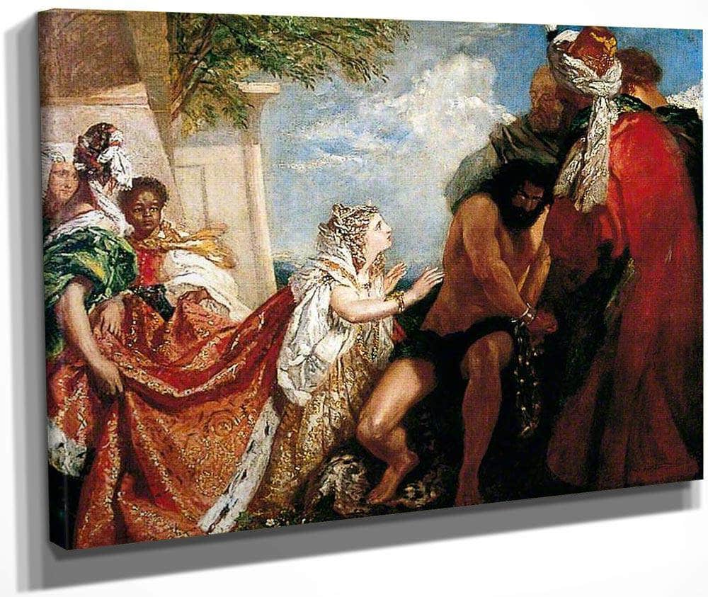 Delilah Before The Blinded Samson By William Etty Fine Art Print