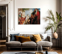 Delilah Before The Blinded Samson By William Etty Fine Art Print