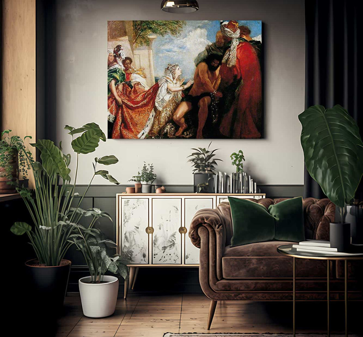 Delilah Before The Blinded Samson By William Etty Fine Art Print