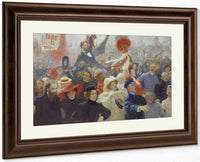 Demonstration On October 17 1905 1911 By Ilya Repin Fine Art Print