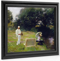 Dennis Miller Bunker Painting At Calcot By John Singer Sargent Fine Art Print