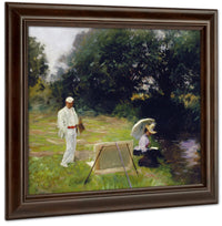 Dennis Miller Bunker Painting At Calcot By John Singer Sargent Fine Art Print