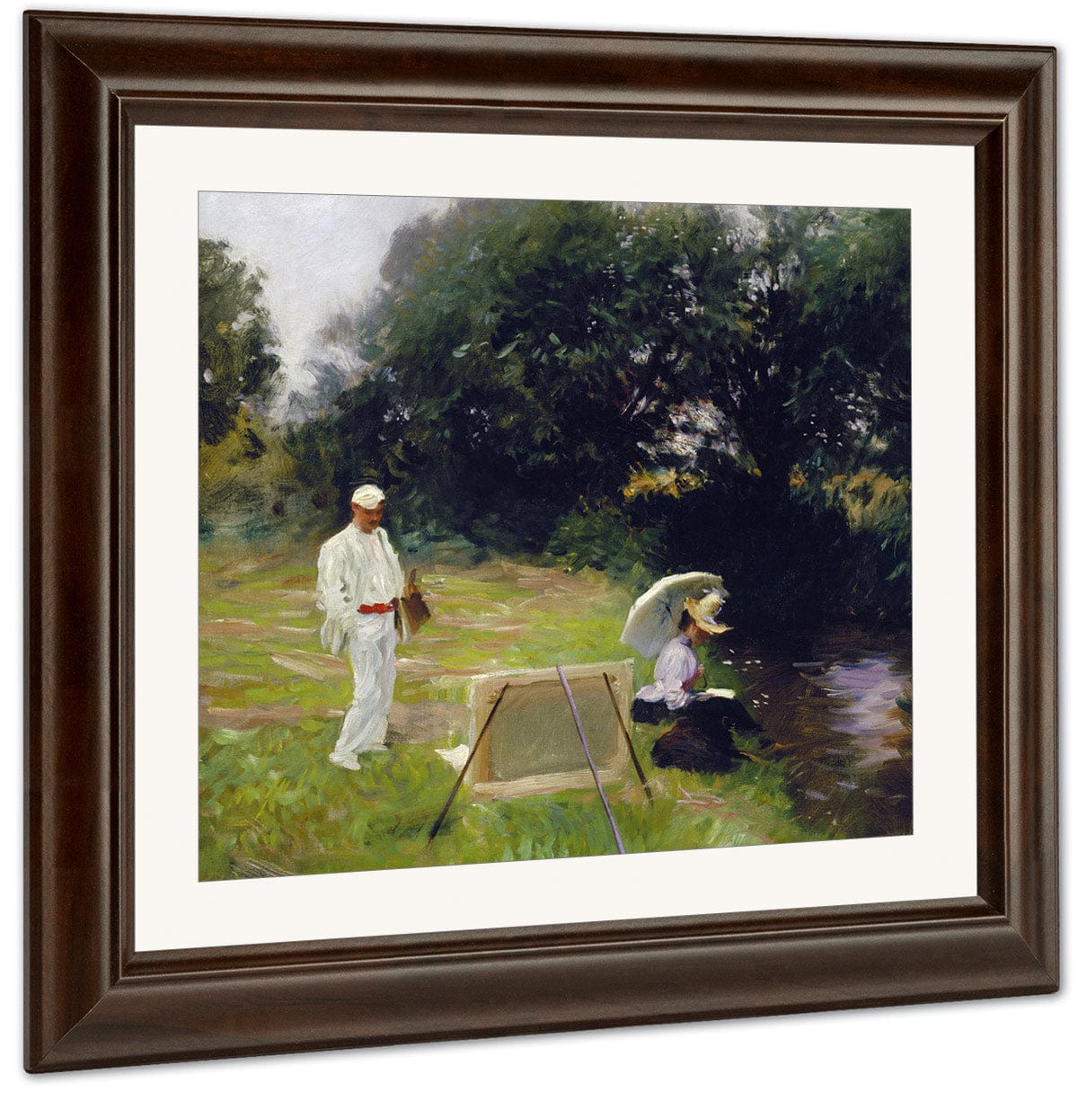 Dennis Miller Bunker Painting At Calcot By John Singer Sargent Fine Art Print