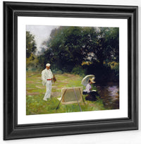 Dennis Miller Bunker Painting At Calcot By John Singer Sargent Fine Art Print
