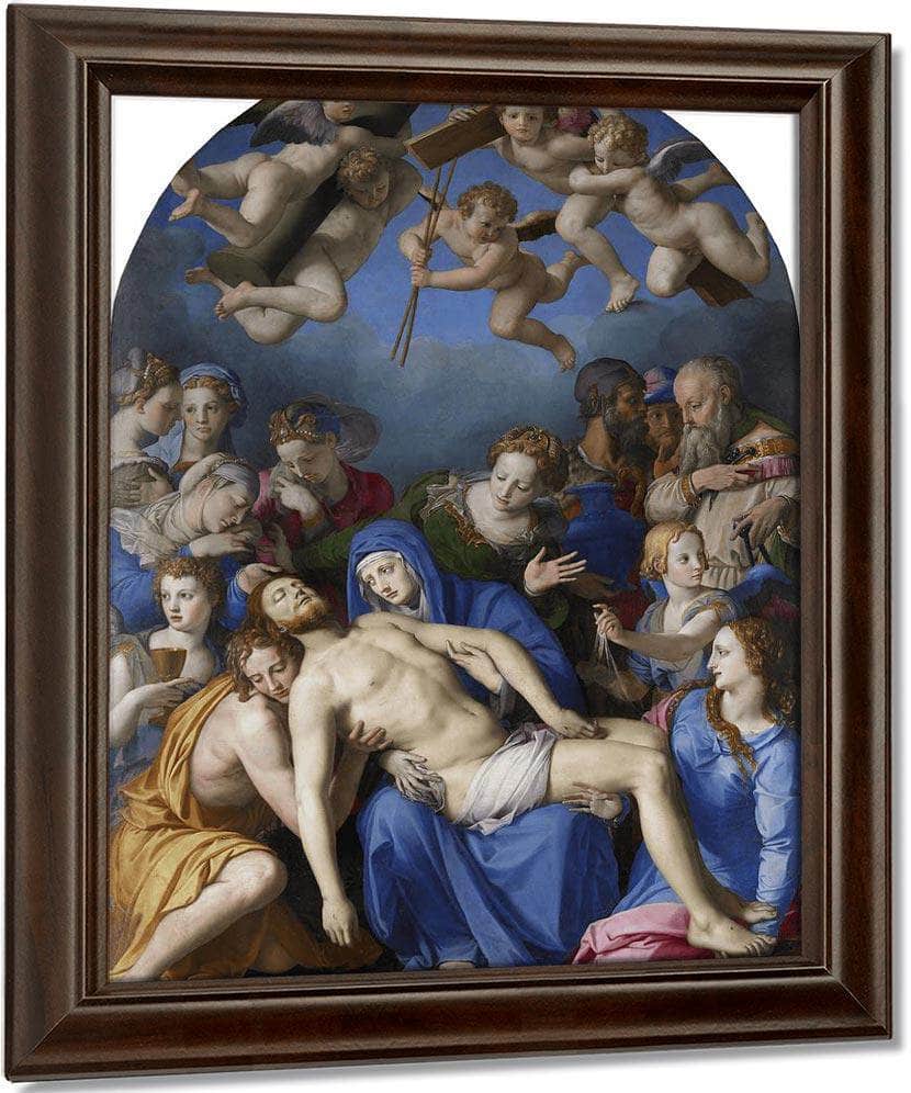 Deposition Of Christ 1540 1545 Mannerism 268X173Cm Musce Des Beaux Arts Besancon By Agnolo Bronzino Fine Art Print