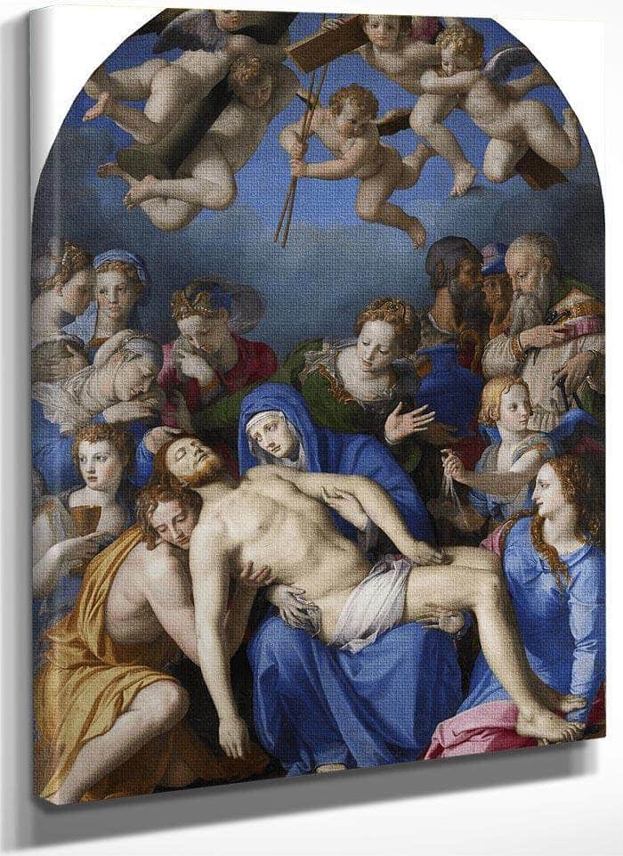 Deposition Of Christ 1540 1545 Mannerism 268X173Cm Musce Des Beaux Arts Besancon By Agnolo Bronzino Fine Art Print